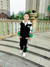 G.DUCKKIDS男童春秋裝套裝2024新款兒童裝中大童春秋季帥洋氣男孩運動(dòng)韓衣服 D2190綠色 170適合身高【155-162】厘米 曬單實(shí)拍圖