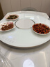 帕德弗（PADEFU）暖菜板電磁爐2500W飯菜保溫暖酒多功能自動(dòng)旋恒溫飯店轉盤(pán)68cm白色火鍋款語(yǔ)音控制可放6-8盤(pán) 曬單實(shí)拍圖