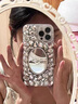 兜兜格日韓高檔化妝鏡適用iPhone16promax手機殼新款15/14plus奢華水鉆蘋(píng)果13/12Pro網(wǎng)紅11PM潮牌保護套 鏡子帶鉆 iPhone 16 pro 曬單實(shí)拍圖
