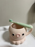 USERJOY高顏值可愛(ài)章魚(yú)陶瓷漱口杯家用衛生間洗漱杯子情侶刷牙杯兒童牙缸 章魚(yú)陶瓷漱口杯【粉色】 曬單實(shí)拍圖