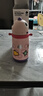 babycare兒童保溫杯大寶寶學(xué)飲吸管水杯水壺霸王龍不銹鋼保溫杯上學(xué) 恐龍背帶款+吸嘴-引力洋紅 450ml 曬單實拍圖