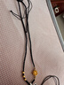 DLEO老鳳凰黃金蓮花吊墜女項(xiàng)鏈搭配各種掛件足金999轉(zhuǎn)運(yùn)珠編繩鎖骨禮 黑繩約0.9-1.1克左右 曬單實(shí)拍圖