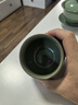 龍泉青瓷功夫茶具陶瓷茶杯家用泡茶杯辦公室主人杯單杯無(wú)柄杯中式冰裂水杯 哥窯開(kāi)片梅子青 曬單實(shí)拍圖