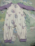 ibaby嬰兒連體衣針織長袖爬服寶寶秋季衣服新生兒哈衣 花漾絨兔 80cm 曬單實拍圖