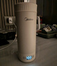 美的（Midea）電熱水杯加熱水壺保溫燒水杯 350ml迷你便攜式旅行出差 智能恒溫 316L不銹鋼無(wú)異味MK-DB35X22 曬單實(shí)拍圖