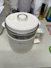 小熊（Bear）電煮鍋迷你電飯煲 多用途多功能小型電熱鍋火鍋小電鍋蒸煮一體電蒸鍋1-2-3人家用宿舍炒鍋泡面鍋 1.7L DRG-V17L1【配不銹鋼蒸籠】 曬單實(shí)拍圖