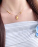 中國珠寶（Sino gem）馬上有錢(qián)銀項鏈女2025新款吊墜銀飾輕奢小眾生日禮物送女友 曬單實(shí)拍圖