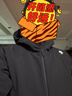 迪桑特（DESCENTE）迪桑特綜訓訓練男士梭織上衣防潑水加絨外套秋季新品 BK-黑色 2XL (185/104A) 曬單實(shí)拍圖