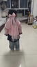 迪士尼兒童沖鋒衣三合一秋冬女童外套冬季戶(hù)外冬裝TD3DS016 粉白 110 曬單實(shí)拍圖