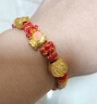 周大生x旺仔牛奶糖聯(lián)名黃金琺瑯轉(zhuǎn)運(yùn)珠桃花足金手鏈七夕禮物送女友 反正都會(huì)旺轉(zhuǎn)運(yùn)珠-0.70g-【不配繩,介意慎拍】 【單轉(zhuǎn)運(yùn)珠-無(wú)贈(zèng)品,介意慎拍】 曬單實(shí)拍圖