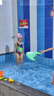 速比濤（Speedo）兒童泳衣經(jīng)典競速訓練抗氯柔軟貼合時(shí)尚連體泳衣女童 海藍/藍 26 曬單實(shí)拍圖