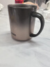 膳魔師（THERMOS）馬克杯不銹鋼茶杯大容量把手杯保溫咖啡杯團購生日禮物TEMC 【鍍鈦茶漏】日暮金 400ml 曬單實(shí)拍圖
