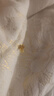 老鳳祥櫻花黃金耳釘足金999朱槿花耳飾金耳釘送老婆生日禮物七夕情人節(jié) 一對(duì)裝足金耳釘（約0.63g） 曬單實(shí)拍圖