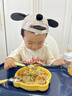 馬博士?jì)和鬃硬讳P鋼嬰兒元寶勺輔食勺吃飯湯勺寶寶餐具2支裝綠色+黃色 曬單實(shí)拍圖