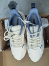 361°跑步鞋男款秋冬皮面防潑水男鞋減震保暖運動(dòng)鞋軟底綜訓鞋跳繩鞋子 星云-羽毛白/懷舊藍 【皮面款】 41 曬單實(shí)拍圖