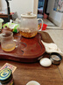 美的（Midea）花漾0膠水全玻璃全自動(dòng)養生壺 辦公室多功能煮茶壺 燒水壺恒溫電熱水壺煮茶器花茶壺1L YS10B101 曬單實(shí)拍圖
