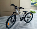 京東京造22英寸青少年兒童自行車(chē) 學(xué)生山地車(chē)7速禧瑪諾碟剎生日禮物霞光紫 曬單實(shí)拍圖