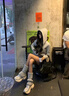 卡拉美拉（Caramella）黑透膚打底褲女光腿神器秋冬加絨加厚防勾絲可外穿黑絲水光襪 曬單實(shí)拍圖