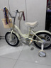 阿米達兒童自行車(chē)腳踏車(chē)2-3-5-6-10歲男女童小孩單車(chē)寶寶輕便童車(chē)輔助輪 黃 【輔助輪+腳撐+禮包+無(wú)后座】 14寸適合3-6歲【身高95-115CM】 曬單實(shí)拍圖