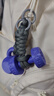 KORSBERRY鑰匙扣掛件3D打印原創(chuàng  )手機掛繩背包書(shū)包附件壺鈴啞鈴 紫色 曬單實(shí)拍圖