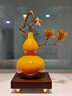 大明銅匠福祿花開(kāi)黃銅葫蘆擺件新中式家居客廳高端玄關(guān)工藝品喬遷新居禮物 曬單實(shí)拍圖
