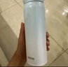 膳魔師（THERMOS）保溫杯316鋼500ml男女士?jì)和星飮鴳c節禮物JNL-500S象牙白 曬單實(shí)拍圖