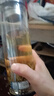 寶菲尼水晶杯高檔玻璃杯雙層個(gè)人專(zhuān)用高端杯子高硼硅水杯男士保溫泡茶杯 藍寶石 380ML 曬單實(shí)拍圖