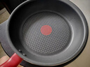 特福（Tefal）平底鍋家用牛排不粘煎鍋少油煙有鈦煎餅鍋電磁爐燃氣灶通用26cm 曬單實拍圖
