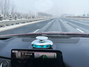 牧尚高檔車內(nèi)飾品車用車載香薰高級(jí)禮盒持久淡香汽車座式擺件豪車香水 亮銀色·海藍(lán)之水（淡香）+6香片 曬單實(shí)拍圖
