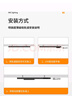 雷士（NVC）磁吸軌道燈精品明裝無邊框筒燈客廳導(dǎo)軌燈商業(yè)無主燈led線條 【明裝單排-3米配3燈】含拼接器 曬單實(shí)拍圖