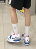 AJNIKERNIKE AIR莆田純原高版本AJ312灰粉復活節粉白氣墊男女同款籃球鞋 312白藍紅(關(guān)注送毒盒) 42 曬單實(shí)拍圖