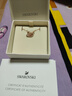 施華洛世奇（SWAROVSKI）粉天鵝系列項(xiàng)鏈 優(yōu)雅魅力時(shí)尚百搭 生日禮物38女神節(jié)禮物送女友 粉天鵝項(xiàng)鏈 5469989 曬單實(shí)拍圖