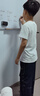 男童夏季褲子2025新款夏裝薄款工裝長(cháng)褲中大兒童男孩夏款防蚊褲潮 BBE-D131【藏青色】 140 曬單實(shí)拍圖