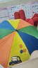 天堂傘雨傘直柄兒童小學(xué)生幼兒園可愛安全長柄晴雨兩用遮陽傘男女 歡樂彩虹 貓咪 曬單實拍圖