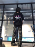 卡圖弛美式高街cleanfit迷彩牛仔褲男秋季直筒工裝伐木褲寬松痞帥長褲子 迷彩色 XL 曬單實拍圖