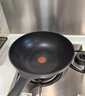 特福（Tefal）炒鍋不粘鍋炒菜鍋 有鈦佳溫紅心少油煙 平底燃氣灶電磁爐通用 6倍耐磨不粘 質(zhì)享家炒鍋 30cm 曬單實(shí)拍圖