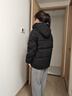 波司登25年冬季羽絨服90絨女士修身短款休閑加厚連帽休閑百搭外套 曬單實(shí)拍圖