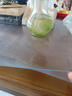 軒楹餐桌保護墊軟玻璃桌布防水防油防燙pvc水晶板保護膜臺布茶幾墊 1.4磨砂款母嬰級無(wú)味防油防滲 60*120cm 曬單實(shí)拍圖