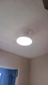 美的（Midea）風(fēng)扇燈一體LED照明餐廳臥室客廳燈三防護眼燈具熟睡風(fēng)包安裝 曬單實(shí)拍圖