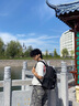 愛迪生發(fā)明家高中生書包初中大學(xué)生大容量防潑水雙肩包旅行背包 2551-1 黑色 曬單實(shí)拍圖