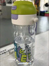 babycare兒童水杯二合一戶外運動水杯吸管杯直飲幼兒園水壺上學(xué)專用 【Tritan-可背可拎】青 600ml 曬單實拍圖