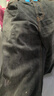 Acne Studios 女士 2021F中腰闊腿寬松涂繪闊腿牛仔褲A00513 黑色 26 /30 曬單實(shí)拍圖
