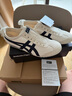 Onitsuka Tiger鬼塚虎春夏男女帆布一腳蹬懶人鞋MEXICO 66? SLIP-ON 1183A360 米色/藏青色 40.5 曬單實(shí)拍圖