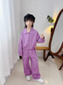 G.DUCKKIDS女童套裝春秋2025新款韓版洋氣兒童裝時(shí)髦休閑春裝女孩工裝兩件套 外套+褲子【兩件套】 120 cm 曬單實(shí)拍圖