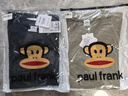 大嘴猴（paul frank）短袖t恤男夏季寬松透氣短袖男士竹節棉體恤上衣男裝 深灰色 4XL 曬單實(shí)拍圖