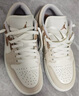 耐克NIKE休閑鞋男喬丹AJ1 JORDAN 1運動(dòng)鞋HF1567-200米棕/白棕44.5 曬單實(shí)拍圖