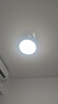 美的（Midea）風(fēng)扇燈餐廳吊扇燈led臥室燈隱形扇葉遙控三防燈具熟睡風(fēng)包安裝 曬單實(shí)拍圖