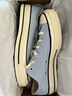 匡威（Converse）官方 1970S男女運動(dòng)低幫帆布鞋云朵藍灰藍色A06522C A06522C 41 曬單實(shí)拍圖