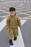 mlgt kids童裝男童套裝兒童春秋裝2025新款韓版衛(wèi)衣兩件套男孩運(yùn)動(dòng)裝 黃綠色 90 曬單實(shí)拍圖
