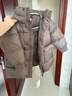 戴維貝拉女童防水羽絨服男童中長(cháng)款外套冬裝中大童上衣 曬單實(shí)拍圖